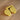 Leather Disco Coaster | Yellow