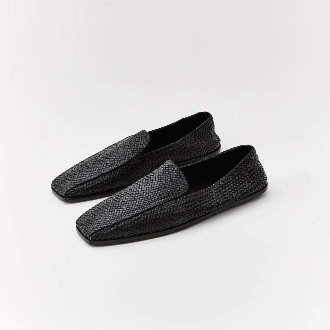 Modernist Woven Loafer | Black